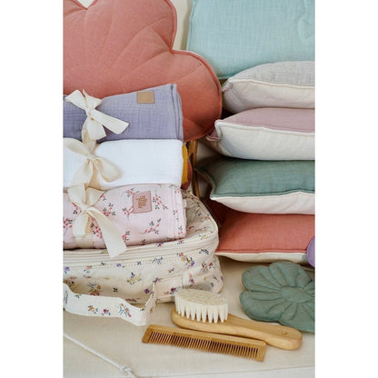Moi Mili Mousseline baby swaddle deken "Cream" foto 4