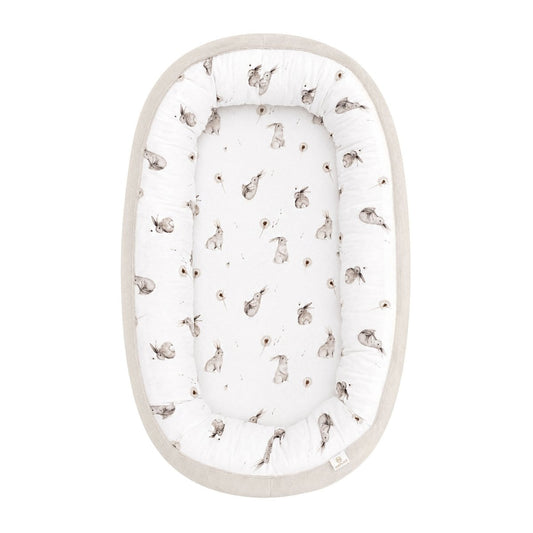 Maylily Bamboe babynest - Konijntjes - beige