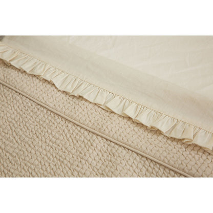 Witlof for Kids Tuck-inn laken wieg 40x80cm Ruffle Offwhite foto 4