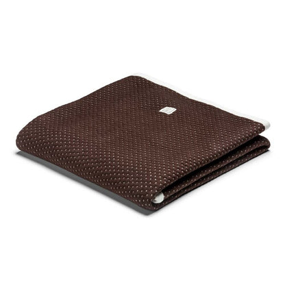 Fair and Cute Ledikantdeken zomer brown - Soft Dots