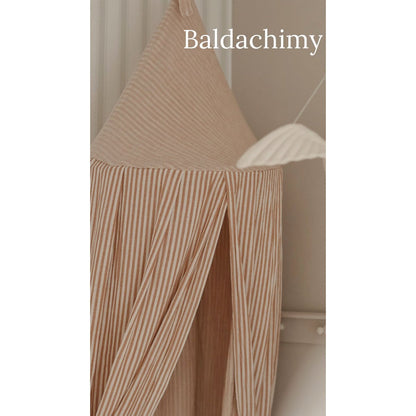 Muzpony Beige strepen - Bedhemel foto 2