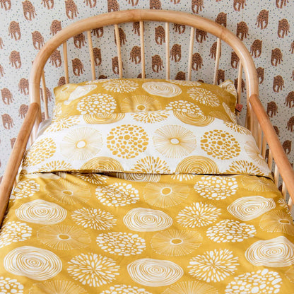Witlof for Kids Tuck-Inn dekbedovertrek 100x135 (baby) Sparkle Sweet Honey