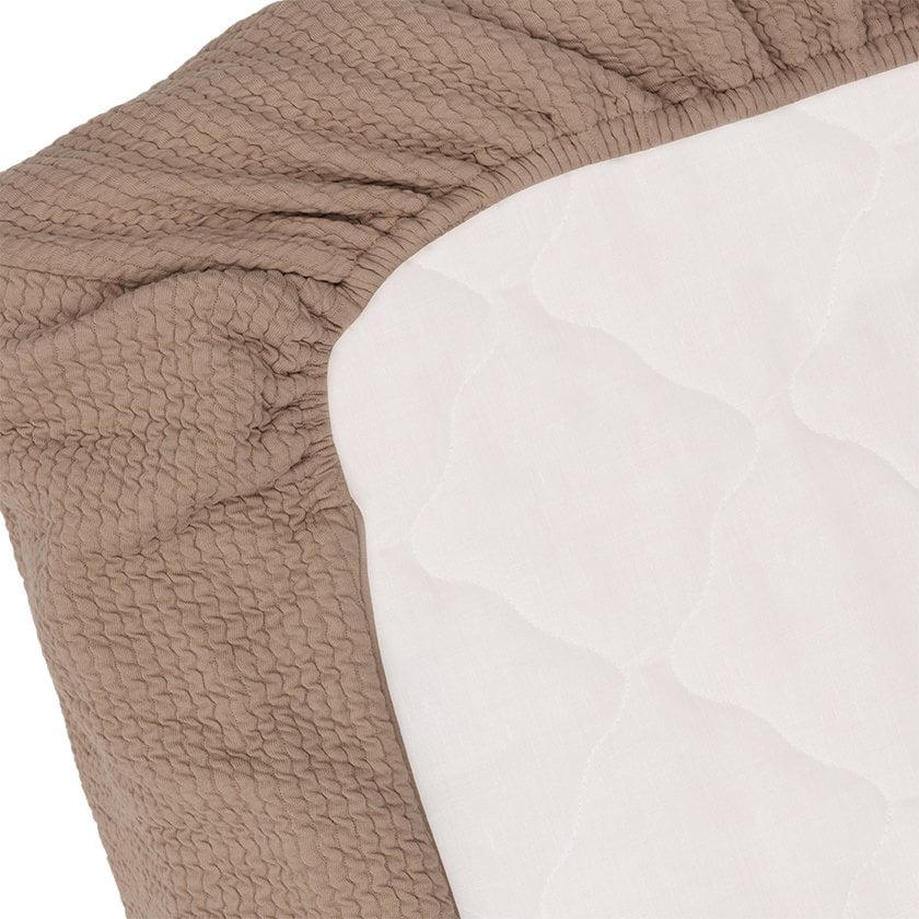 Witlof for Kids Tuck-inn deken wieg 40x80cm waves Urban Taupe foto 3