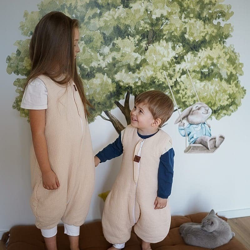 Hi Little One Slaapzak met poten 2,5 TOG GOOD SLEEP Crème S foto 5