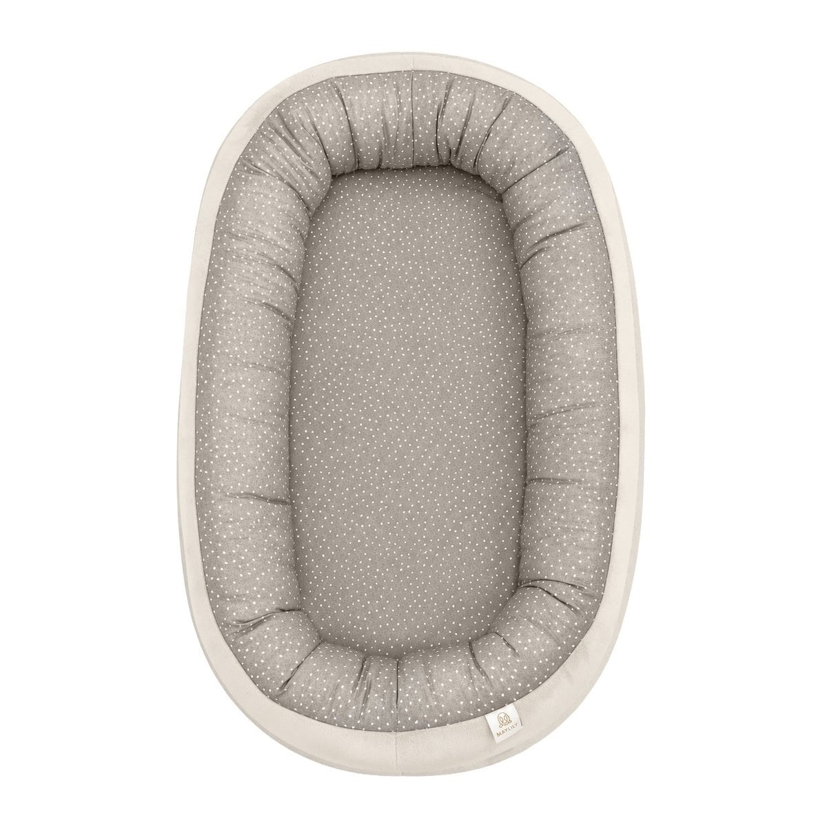 Maylily Bamboe babynest - Stenen taupe - beige
