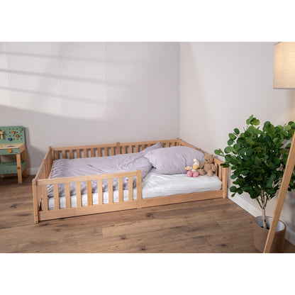 tiSsi Vloerbed / huisbed Enno 90x200 cm Beech Nature incl. Opt. Dak foto 6