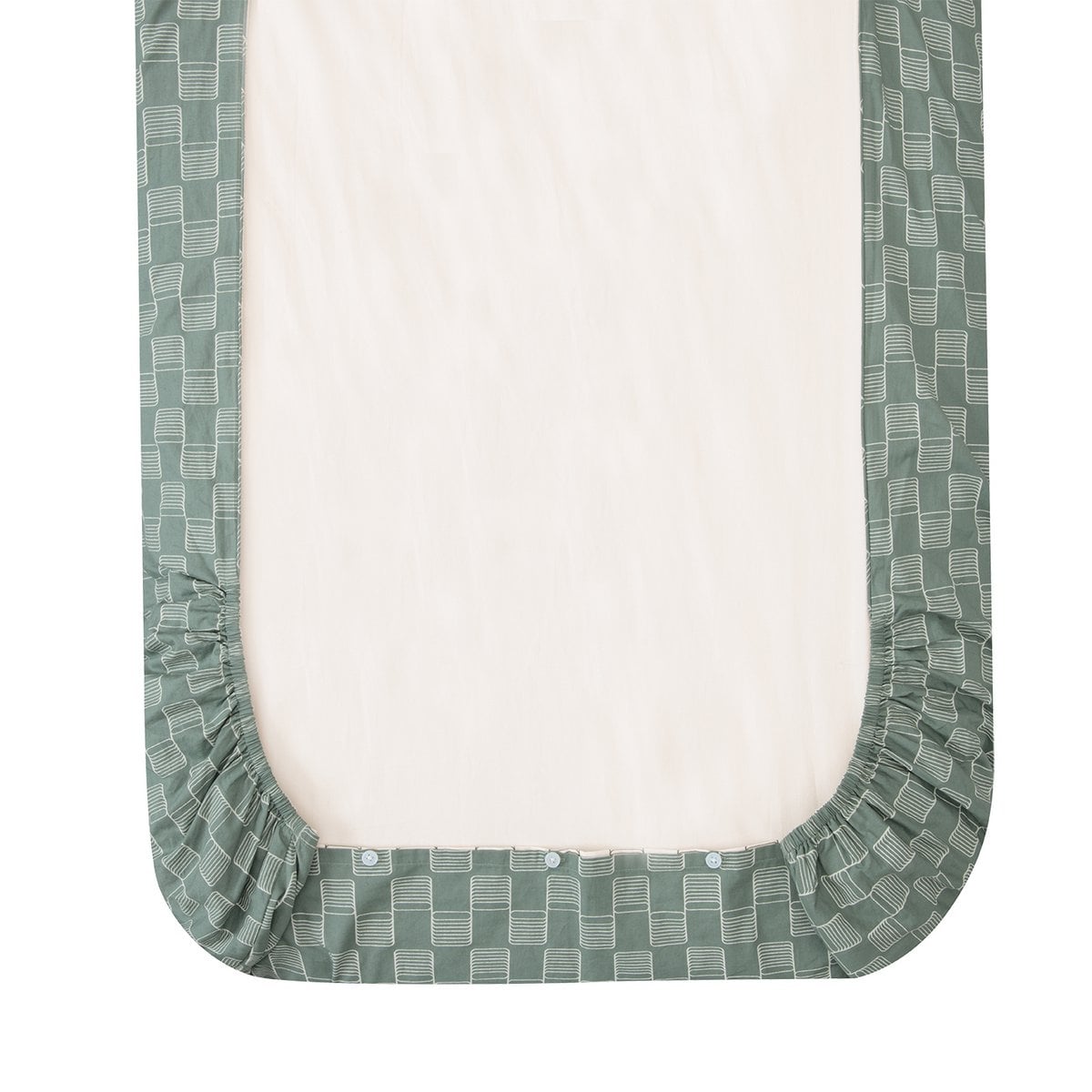 Witlof for Kids Tuck-inn dekbedovertrek 1-persoons 140x200cm Sticky Stripes foto 2