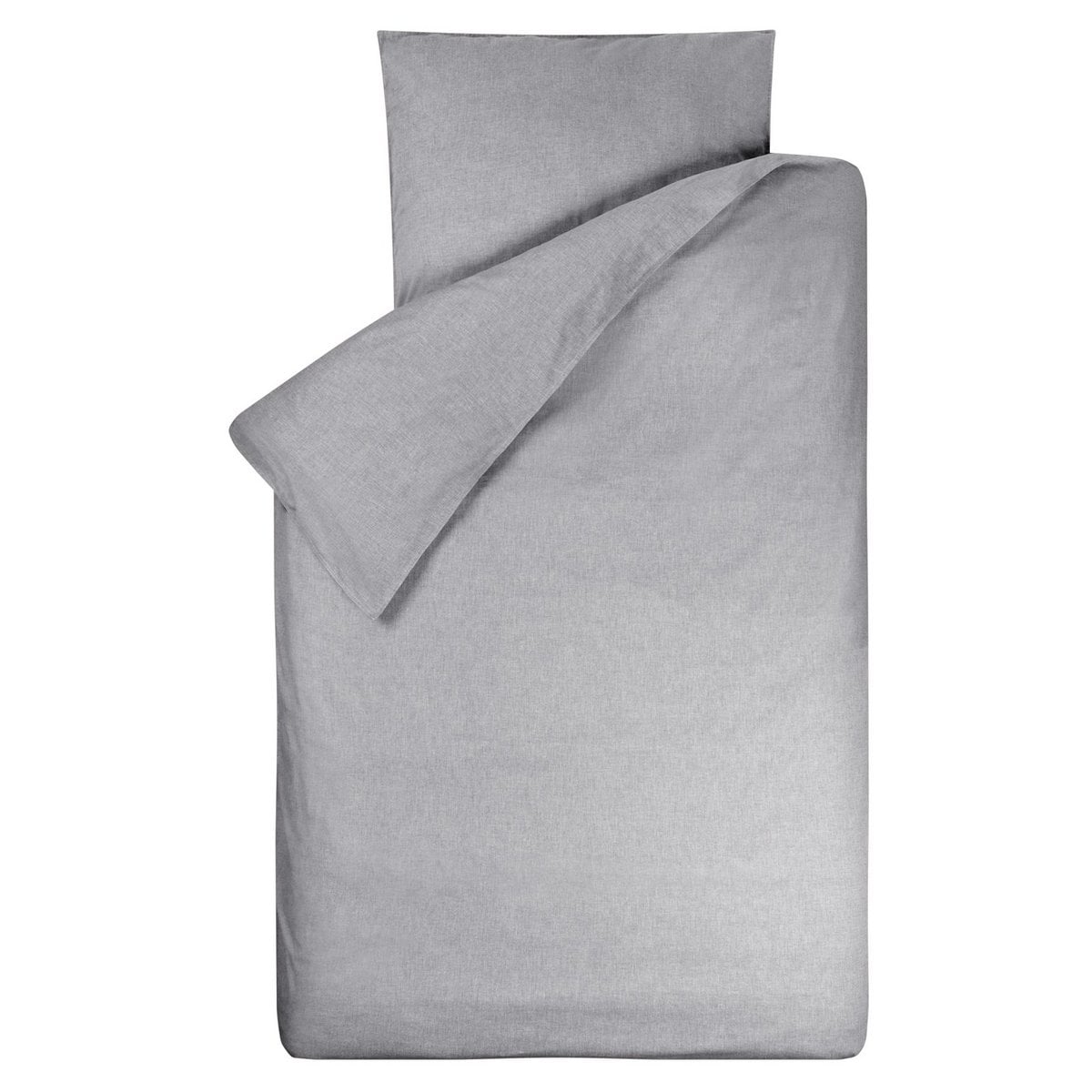 BINK Bedding Dekbedovertrek Bo grijs 120x150