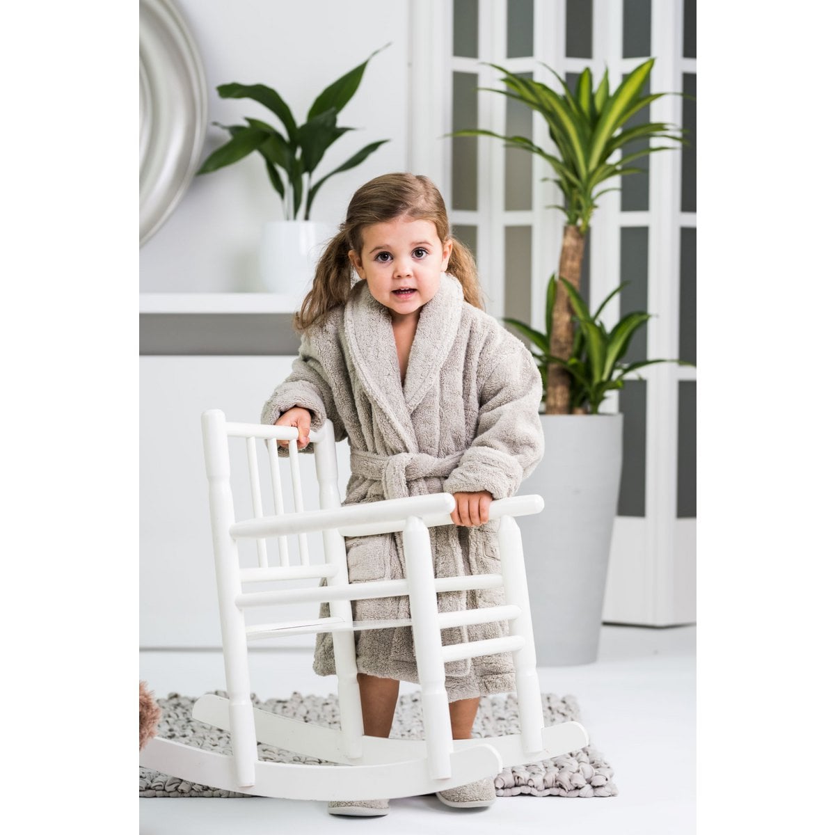 Luin Living Kinderbadjas 110 cm (3-5 jr) - 2 kleuren