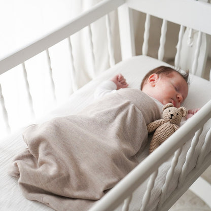 Maylily Merino babyslaapzak - taupe foto 3