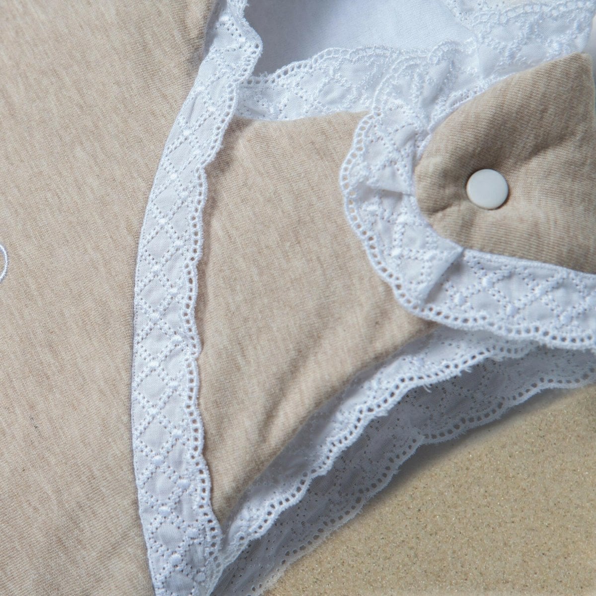 Nordic Coast Company Babyslaapzak beige kant foto 4