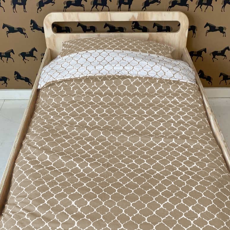Witlof for Kids Tuck-Inn dekbedovertrek 140x200 (1-persoons) Once Upon a Dream Sand