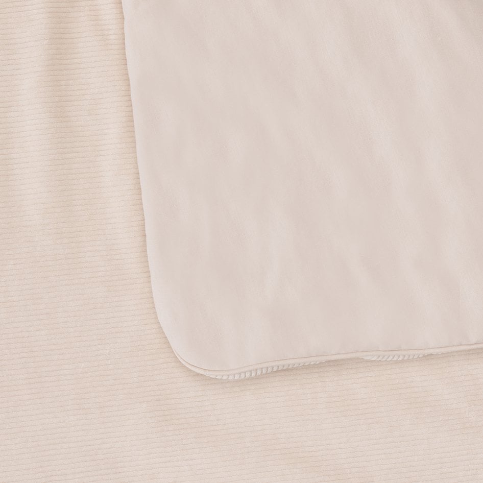 Witlof for Kids Tuck-inn deken wieg 40x80cm velvet rib Soft Sand foto 4