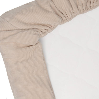 Witlof for Kids Tuck-inn deken wieg 40x80cm velvet rib Soft Sand foto 3