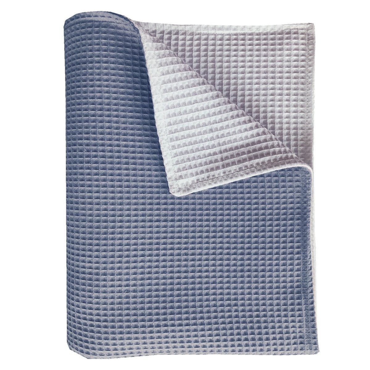 BINK Bedding Wiegdeken Pique dubbelzijdig dusty/wit 75x100