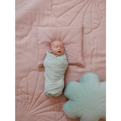 Moi Mili Mousseline baby swaddle deken "Mint" foto 2
