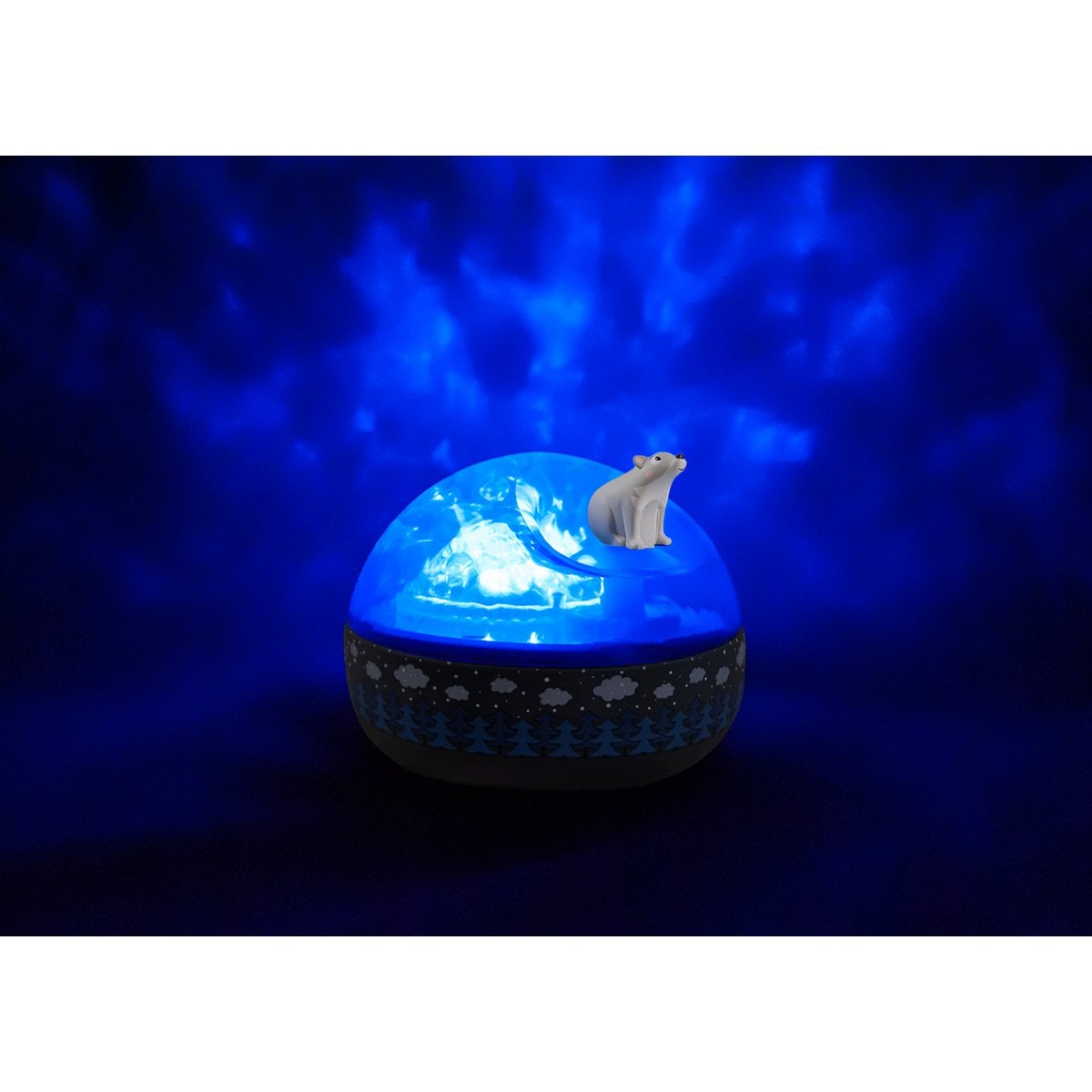 Trousselier Nachtlampje - Northern Lights Musical Projector - Beer op de ijsschots foto 2