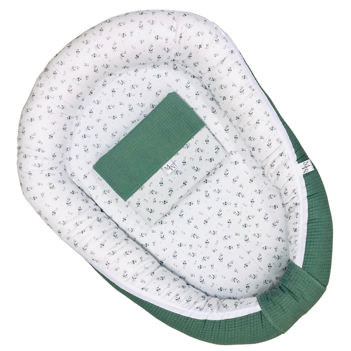 Mauties Mama Babynest Tiny leaves - met RITS