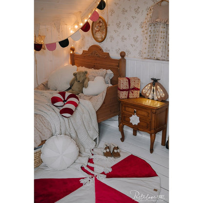 Moi Mili Fluffy Boucle Wolkenkussen "Witte teddy" foto 5