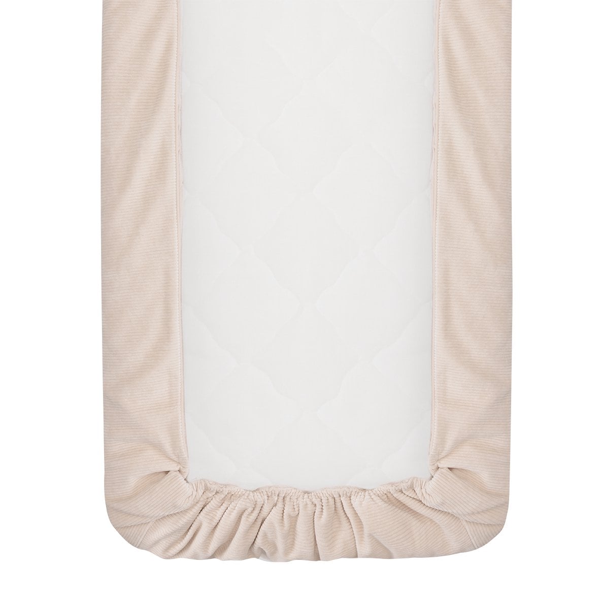 Witlof for Kids Tuck-inn deken wieg 40x80cm velvet rib Soft Sand foto 2