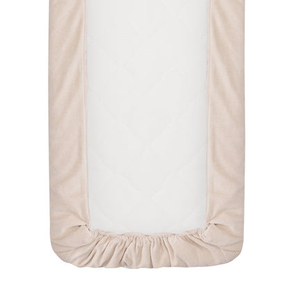Witlof for Kids Tuck-inn deken wieg 40x80cm velvet rib Soft Sand foto 2