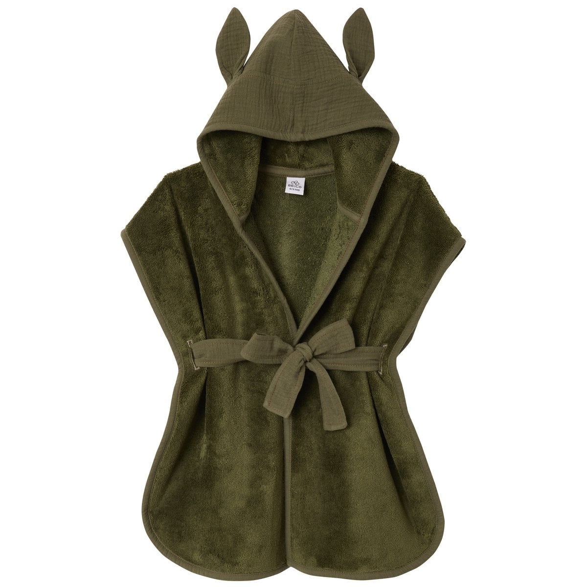 BB & CO Baby bamboe badjas en varenkatoenen gaas maat 2/4 jaar