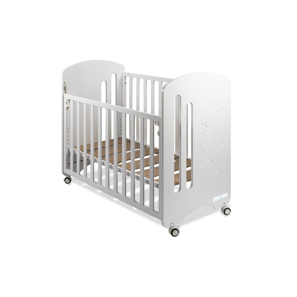 Interbaby COTBED VOOR MATRAS 60X120 - MOD. NIEUWE STER - WITTE KLEUR foto 2