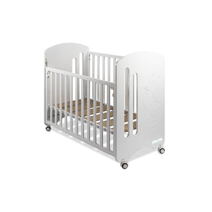 Interbaby COTBED VOOR MATRAS 60X120 - MOD. NIEUWE STER - WITTE KLEUR foto 2