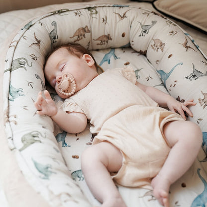 Maylily Bamboe babynest - Dino - beige foto 4