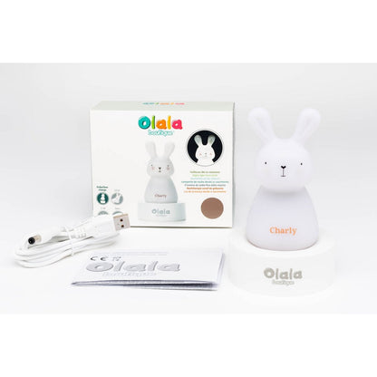 Olala Boutique Nachtlampje - Lapin Charly - inductie opladen - wit foto 6