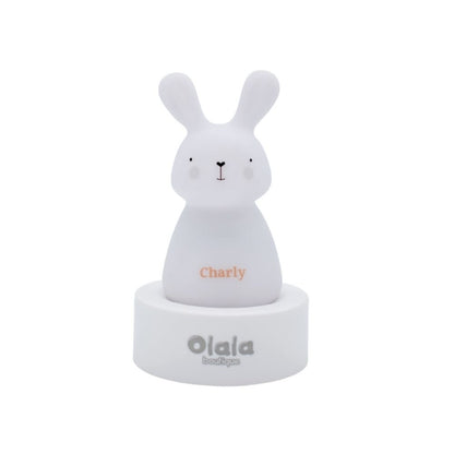 Olala Boutique Nachtlampje - Lapin Charly - inductie opladen - wit