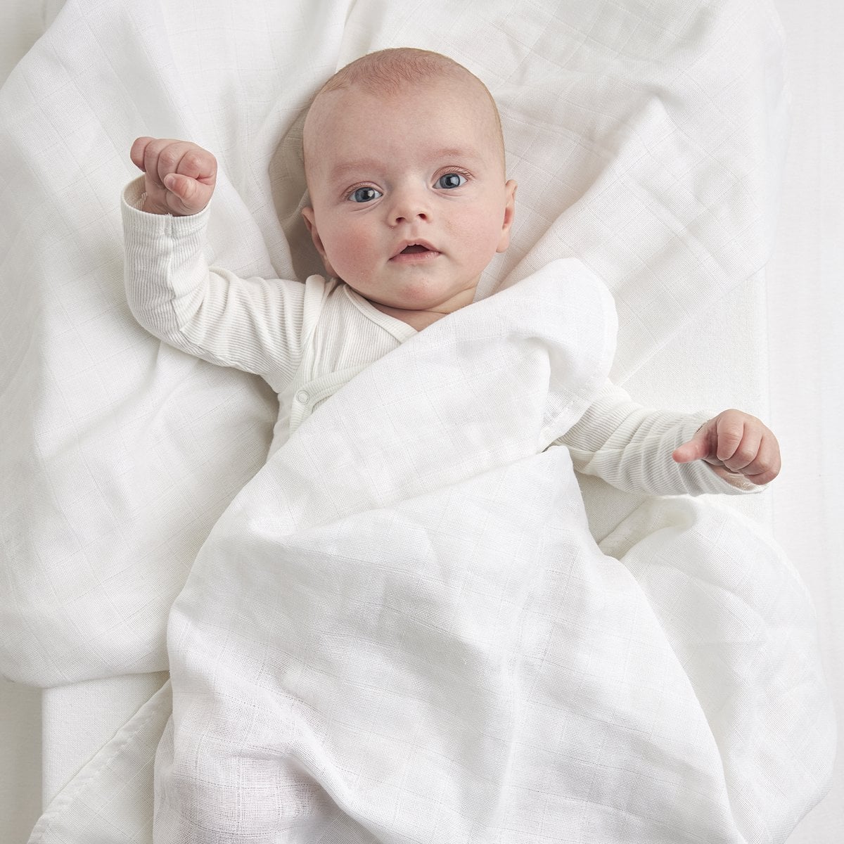 Meyco Baby Hydrofiele doeken biologisch White