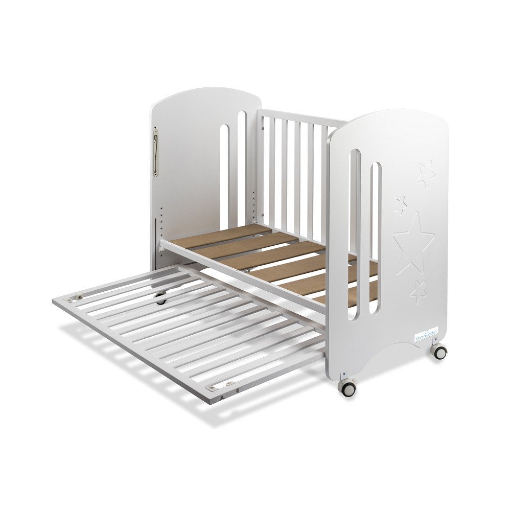 Interbaby COTBED VOOR MATRAS 60X120 - MOD. NIEUWE STER - WITTE KLEUR