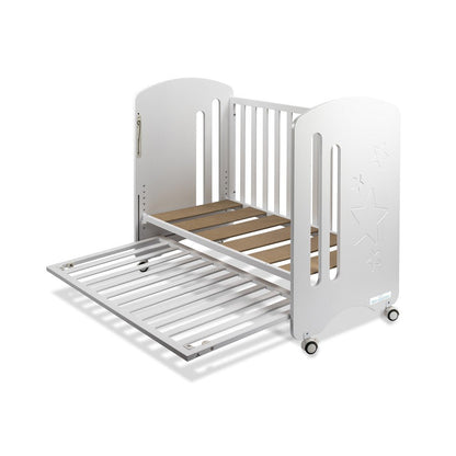 Interbaby COTBED VOOR MATRAS 60X120 - MOD. NIEUWE STER - WITTE KLEUR