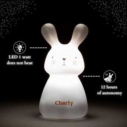Olala Boutique Nachtlampje - Lapin Charly - inductie opladen - wit foto 3