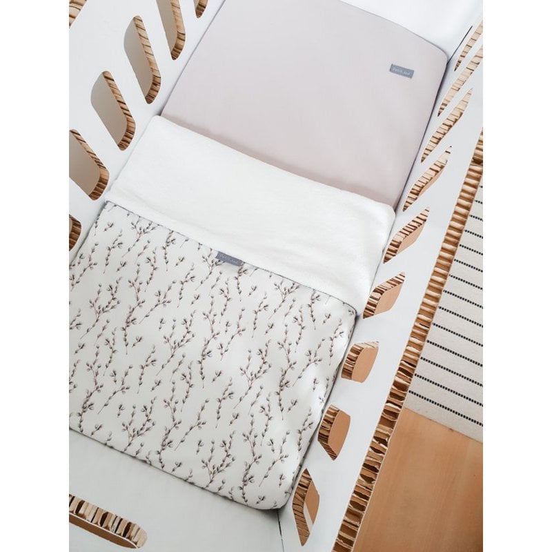 Petit Juul Ledikantdeken James teddy off white