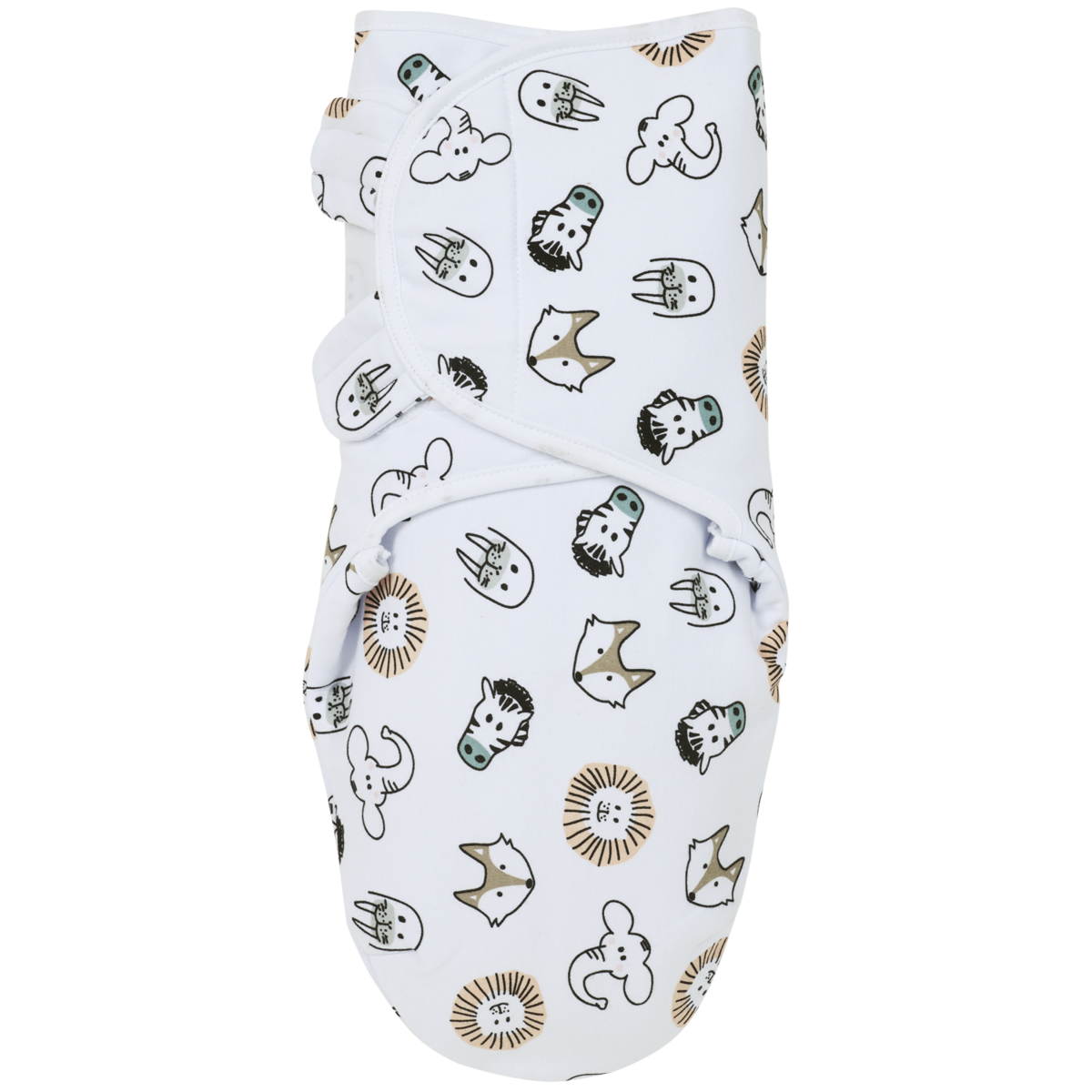 Meyco Baby Inbakerdoek gevoerd Animal Multicolour