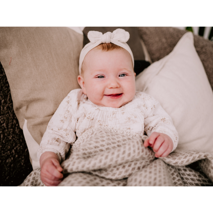 Pure Baby Love Ledikantdeken wol - Taupe foto 3