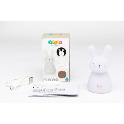 Olala Boutique Nachtlampje - Lapin Lou - opladen via USB - geel foto 6