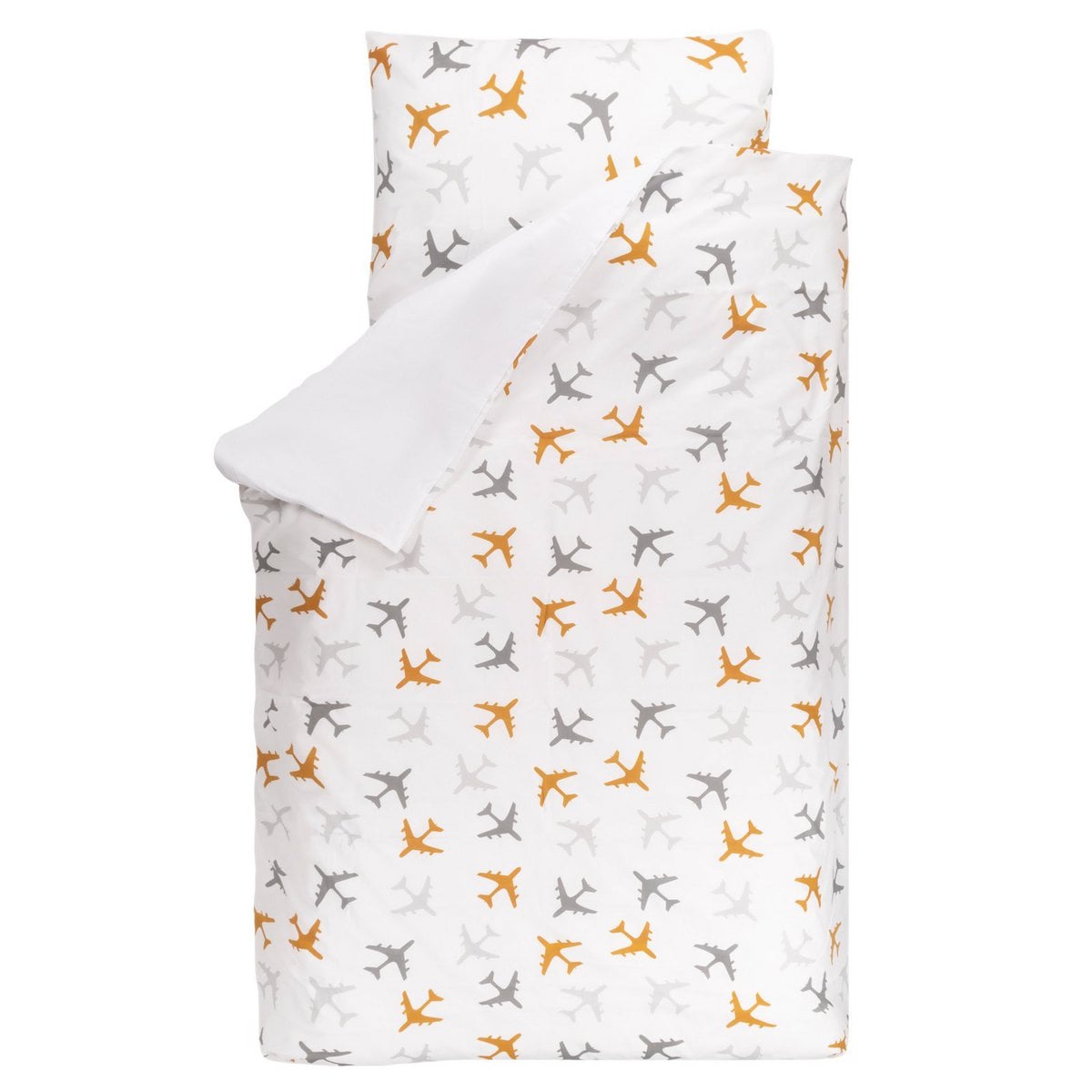 BINK Bedding Dekbedovertrek Planes oker 120x150