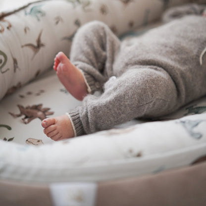 Maylily Bamboe babynest - Stenen taupe - beige foto 5