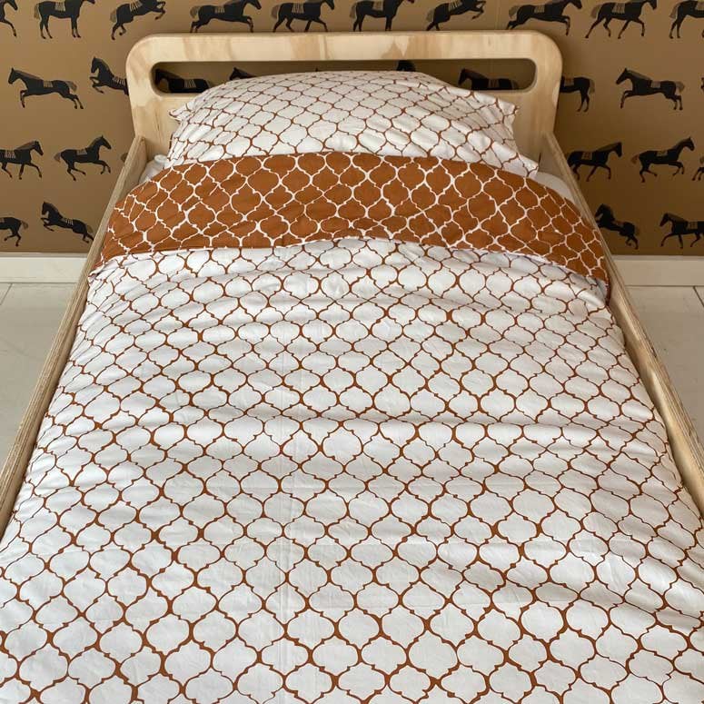 Witlof for Kids Tuck-Inn dekbedovertrek 120x150 (junior) Once Upon a Dream Hazel Brown foto 2