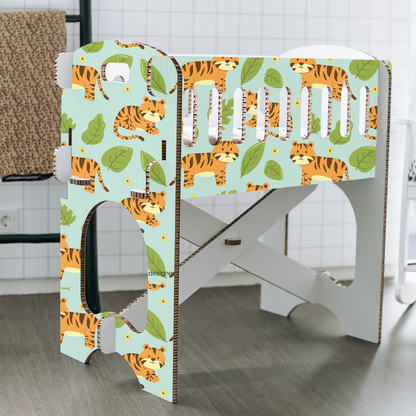 KarTent Babybedje - Papercrib Tiger Blue foto 2