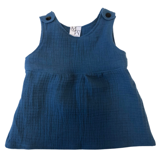 Mauties Mama Hydrofieljurk Uni Jeans blauw