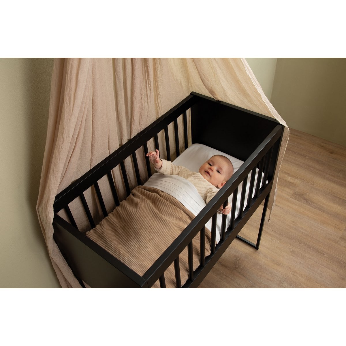 Witlof for Kids Tuck-inn laken wieg 40x80cm Placket White foto 5