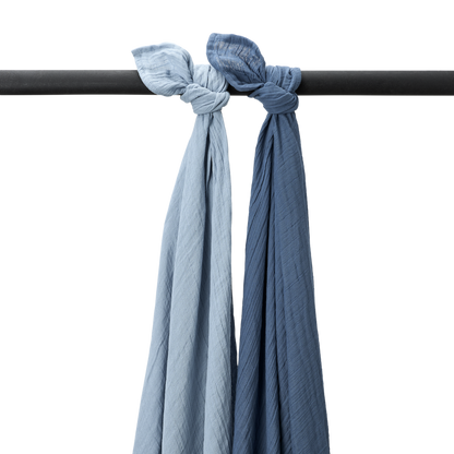Meyco Baby Hydrofiele doeken pre-washed Jeans blue/Indigo