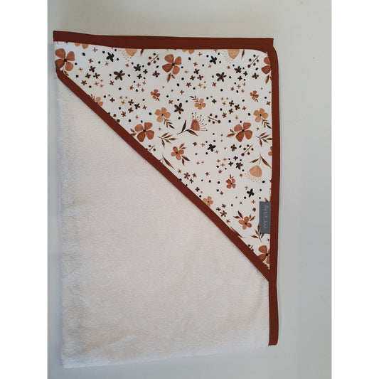 Petit Juul Badcape off white brown