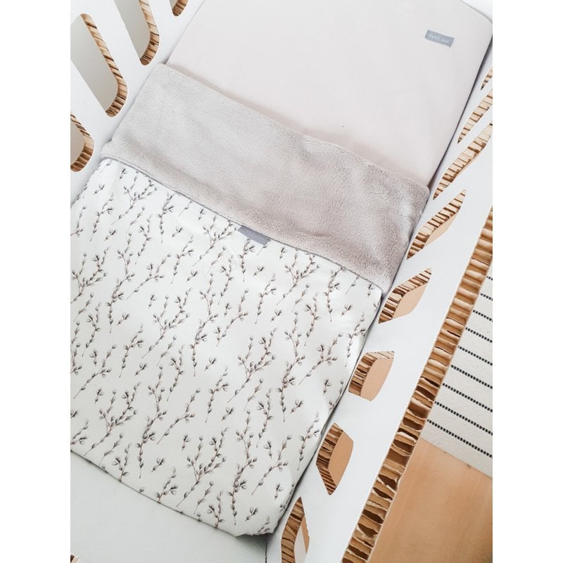 Petit Juul Ledikantdeken James teddy taupe