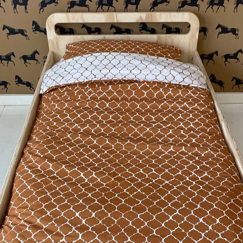Witlof for Kids Tuck-Inn dekbedovertrek 140x200 (1-persoons) Once Upon a Dream Hazel Brown