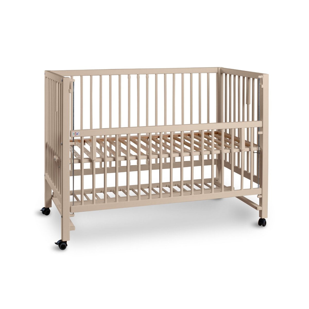 tiSsi XXL zijbed/ COT HAJO Beech Silk Beige 120x60 cm foto 2